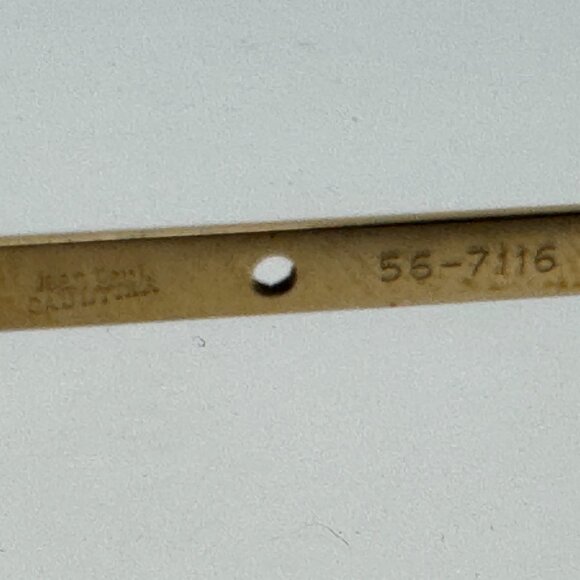 Jean Paul GAULTIER Limited Edition 56-7116 Vintage Gold Sunglasses 6977 of 7000 - Picture 15 of 16